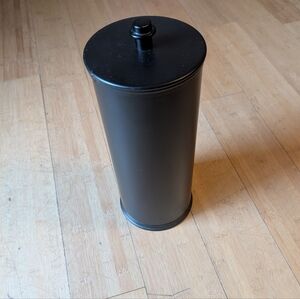 Brushed Bronze Bathroom Tissue Storage Container